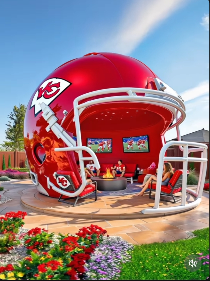 Football helmet gazebos! 👏👏