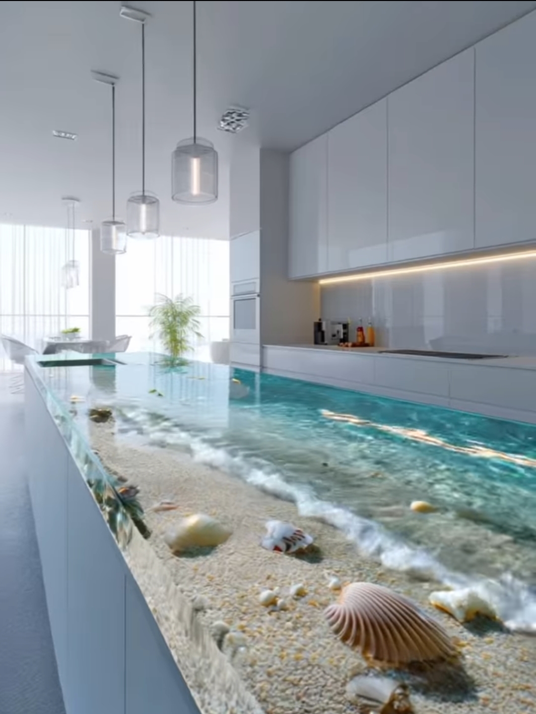Transform Your Kitchen into a Coastal Oasis 🌊
