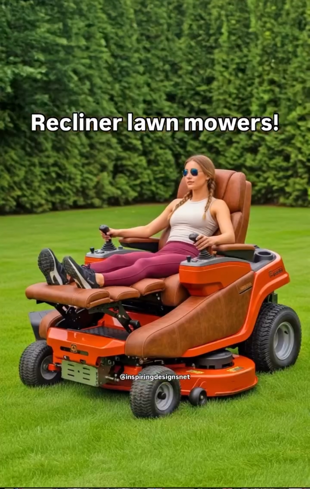 Recliner Lawn Mower